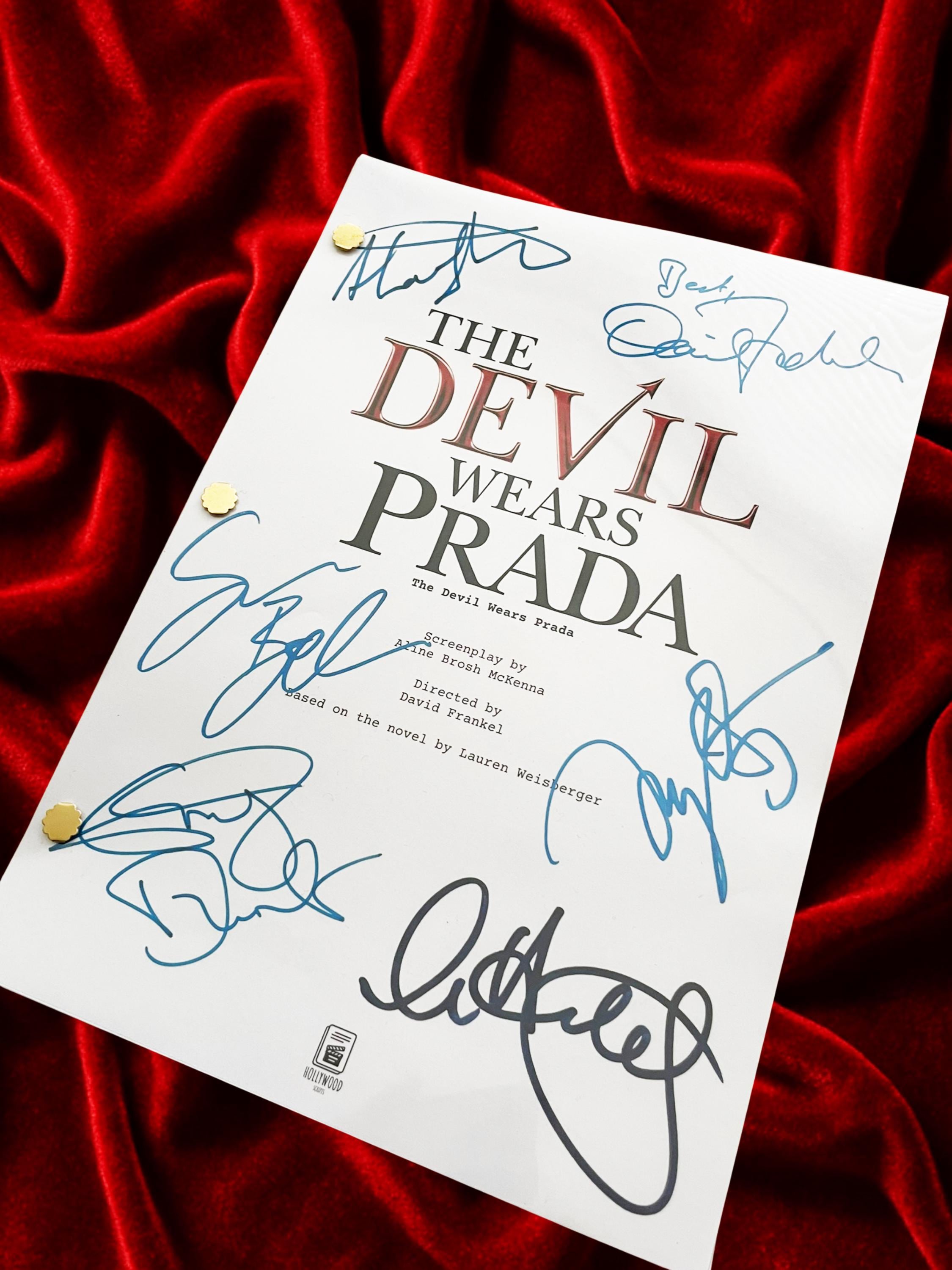 Hollywood Scripts Twitter Devil Wears Prada, Signed Movie Script, Full Screenplay Reproduction ...