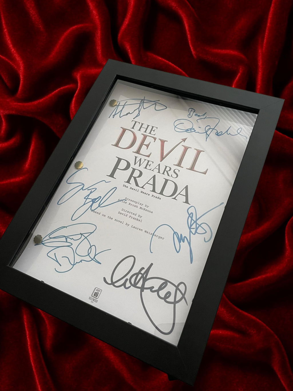Devil Wears Prada, Signed Movie Script, Full Screenplay Reproduction + Cast Autographs