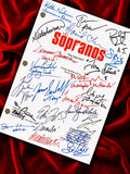 The Sopranos, Signed TV Pilot Script, Full Screenplay Reproduction + Cast Autographs, Sopranos Merch, Movie Props