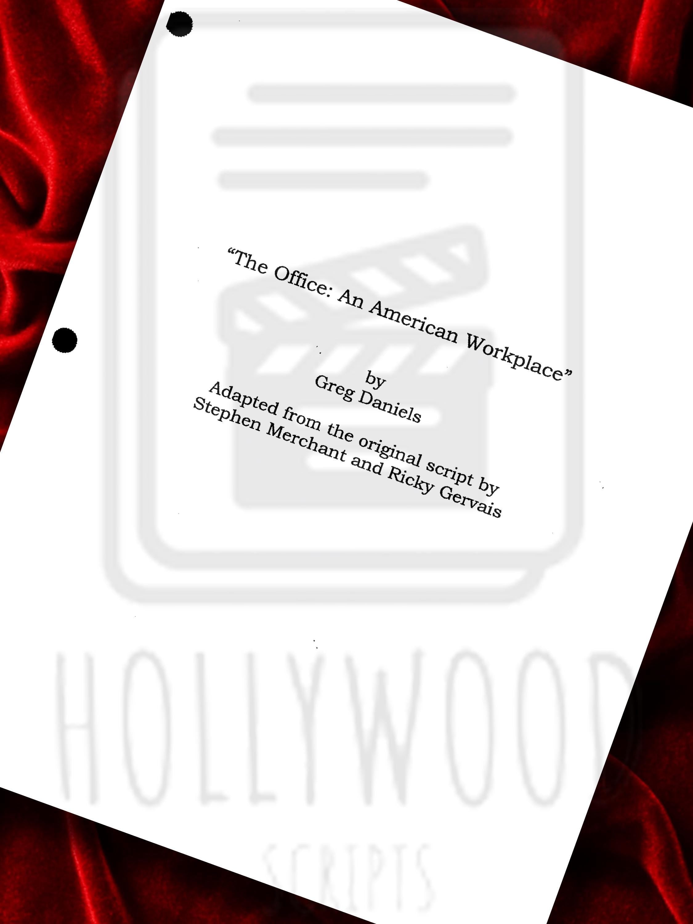 The Office US Pilot TV Show Signed Script with Steve Carell, Rainn Wilson, John Krasinski & Jenna Fischer Autographs