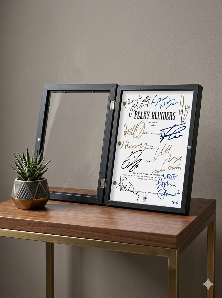 Peaky Blinders Signed TV Pilot Script, Full Screenplay Reproduction + Cast Autographs