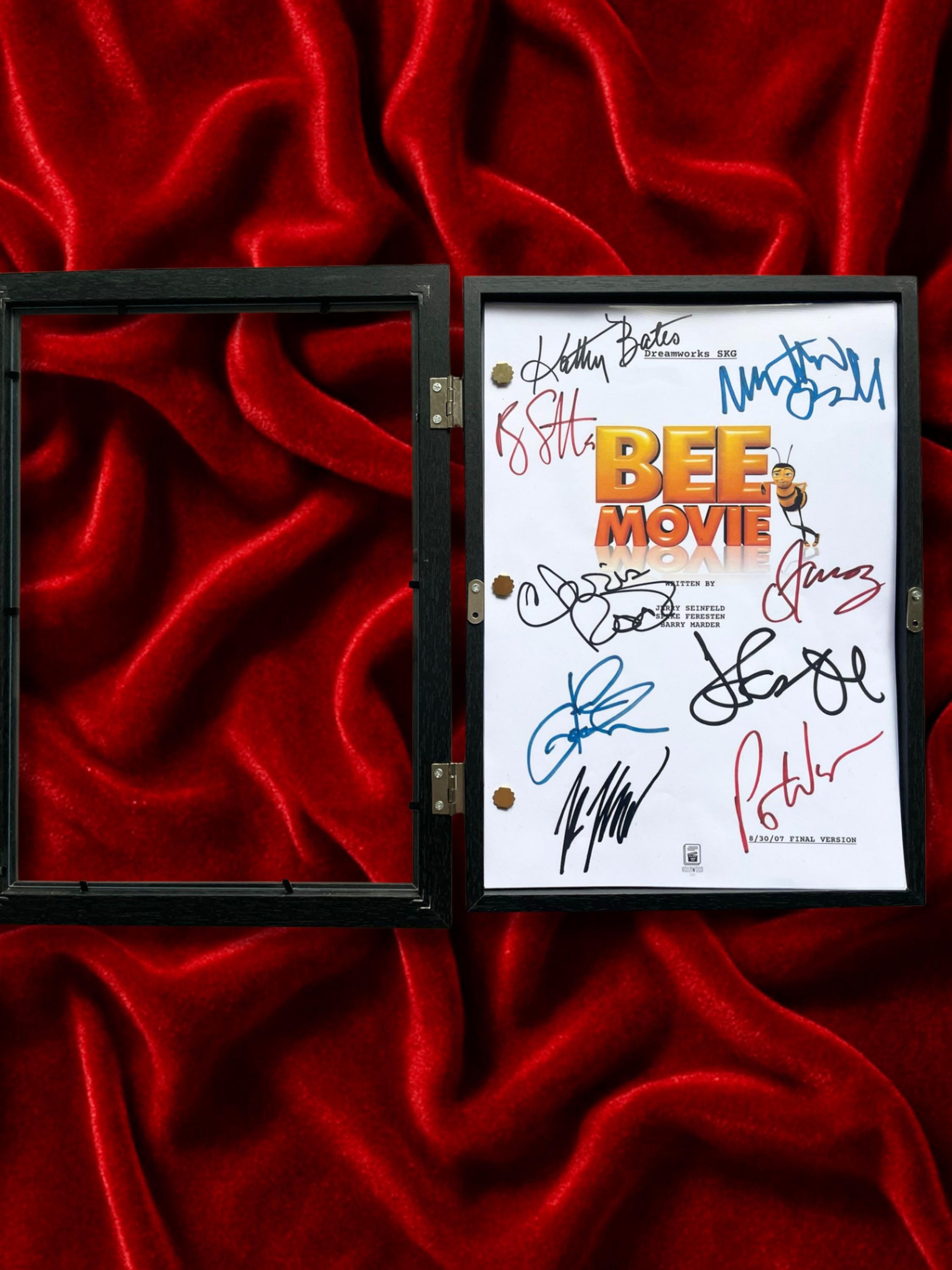 Bee Movie Signed Movie Script, Full Screenplay Reproduction + Cast Autographs