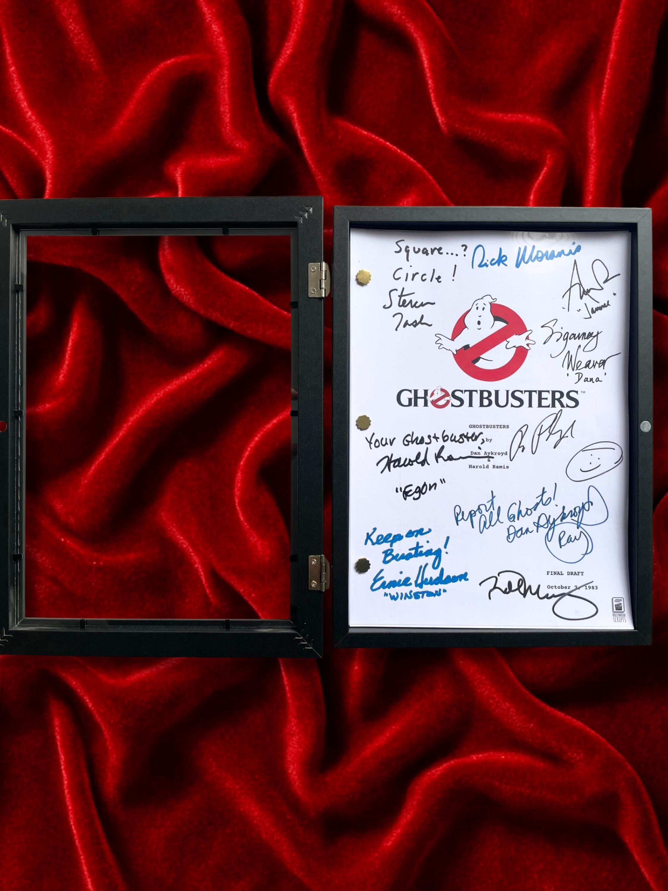 Ghostbusters prop, movie lovers gifts, signed movie script
