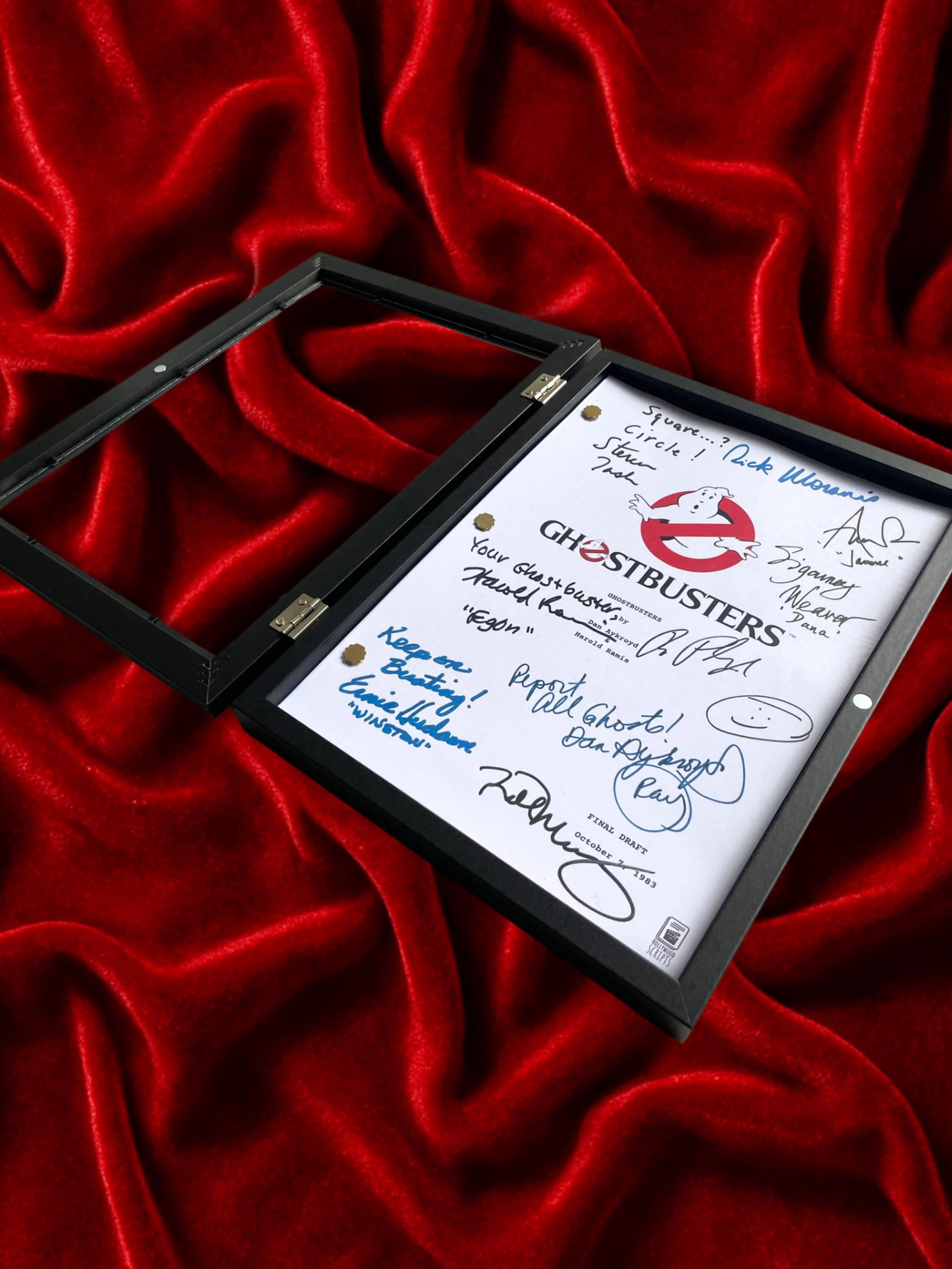 Ghostbusters prop, movie lovers gifts, signed movie script