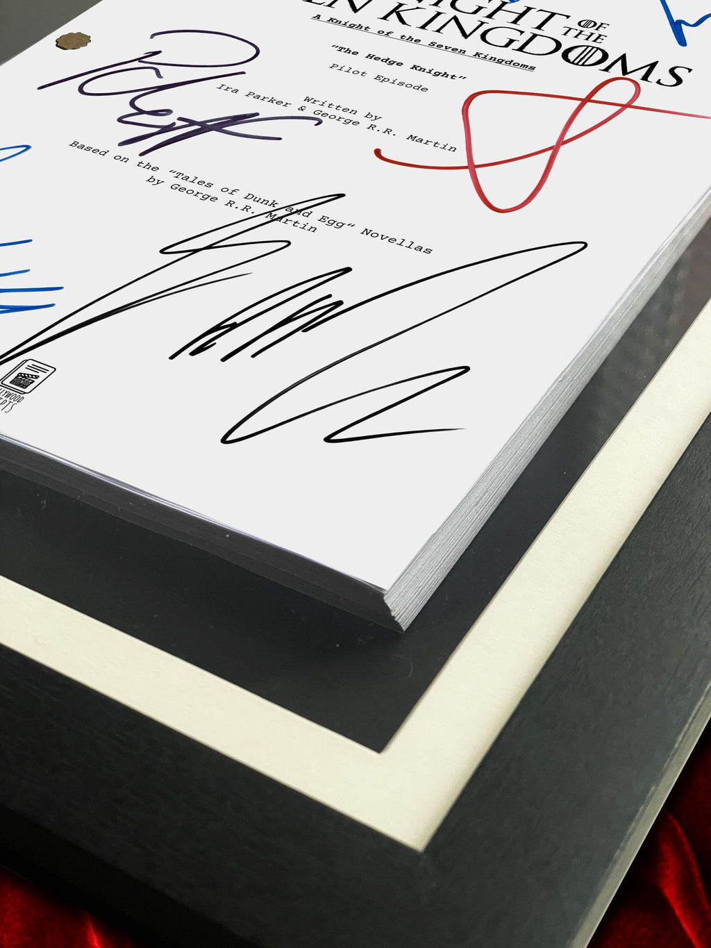 A Knight of the Seven Kingdoms Signed Movie Script, Full Screenplay Reproduction + Cast Autographs
