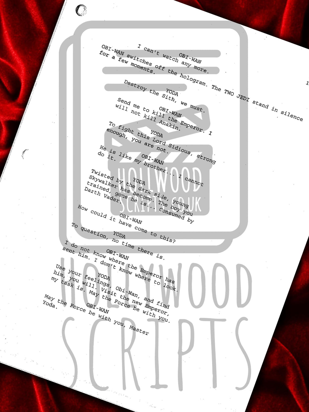 Star Wars: Episode III - Revenge of the Sith, Signed Movie Script, Full Screenplay Reproduction + Cast Autographs