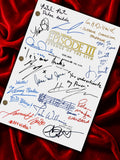 Star Wars Episode III - Revenge of the Sith, Signed Movie Script, Reproduction Full Screenplay + Cast Autographs