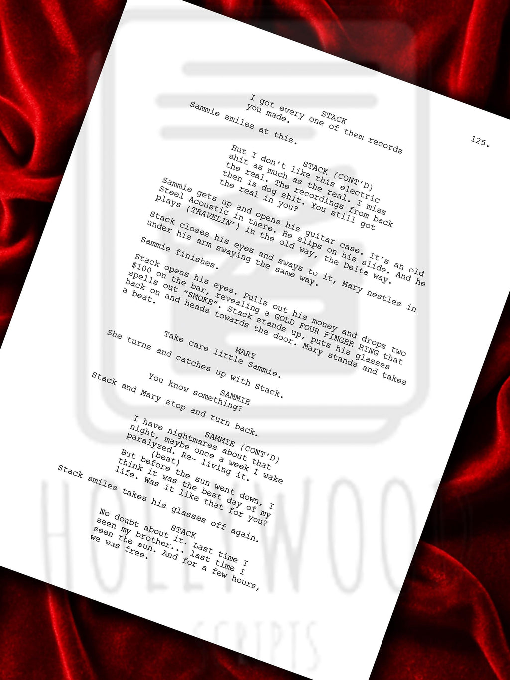 Sinners, Signed Movie Script, Full Screenplay Framed Reproduction + Cast Autographs