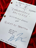 Inglourious Basterds, Signed Movie Script, Full Screenplay Reproduction, Quentin Tarantino + Cast Autographs