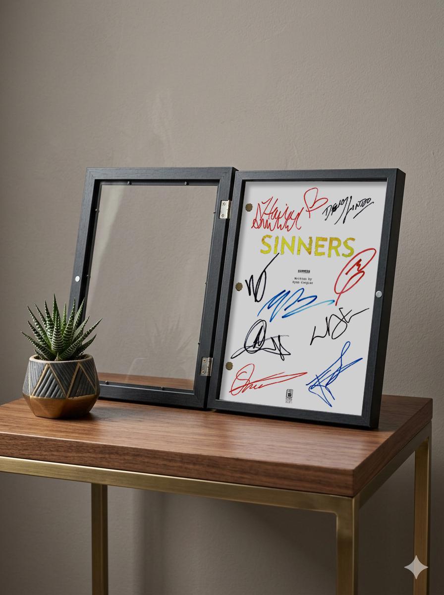 Sinners, Signed Movie Script, Full Screenplay Reproduction + Cast Autographs