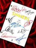 Sinners, Signed Movie Script, Full Screenplay Reproduction + Cast Autographs