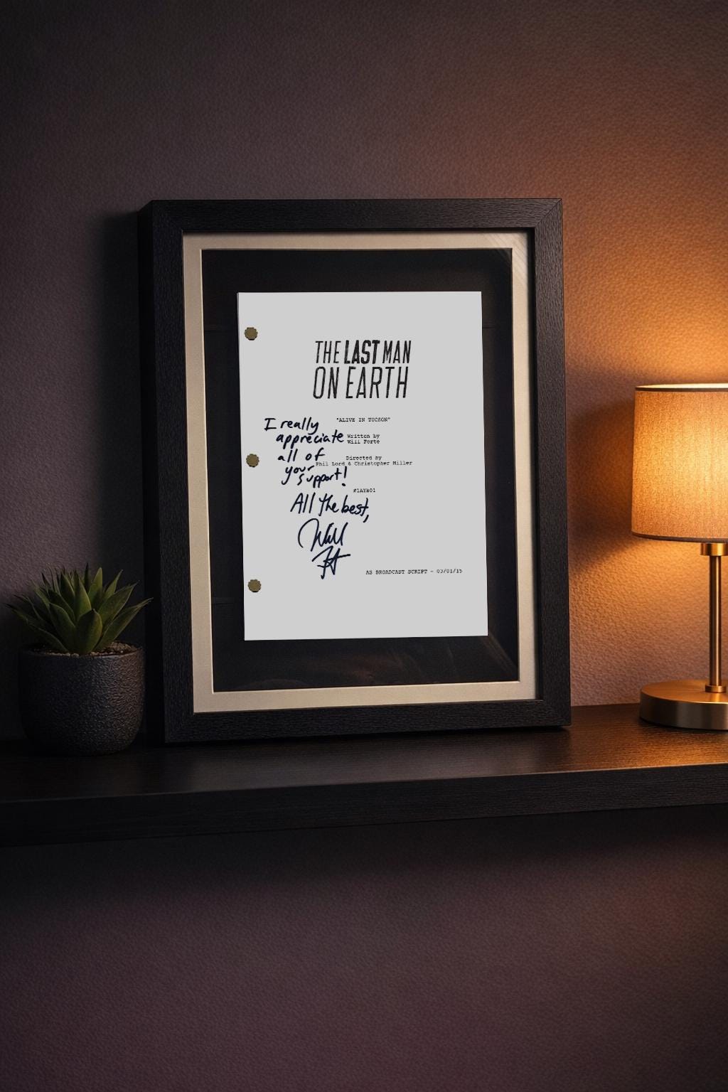 Last Man On Earth, Signed TV Pilot Script, Full Screenplay Reproduction + Cast Autographs