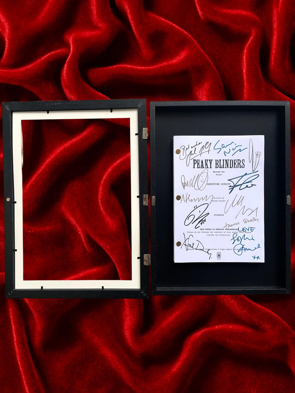 Peaky Blinders Signed TV Pilot Script, Full Screenplay Reproduction + Cast Autographs