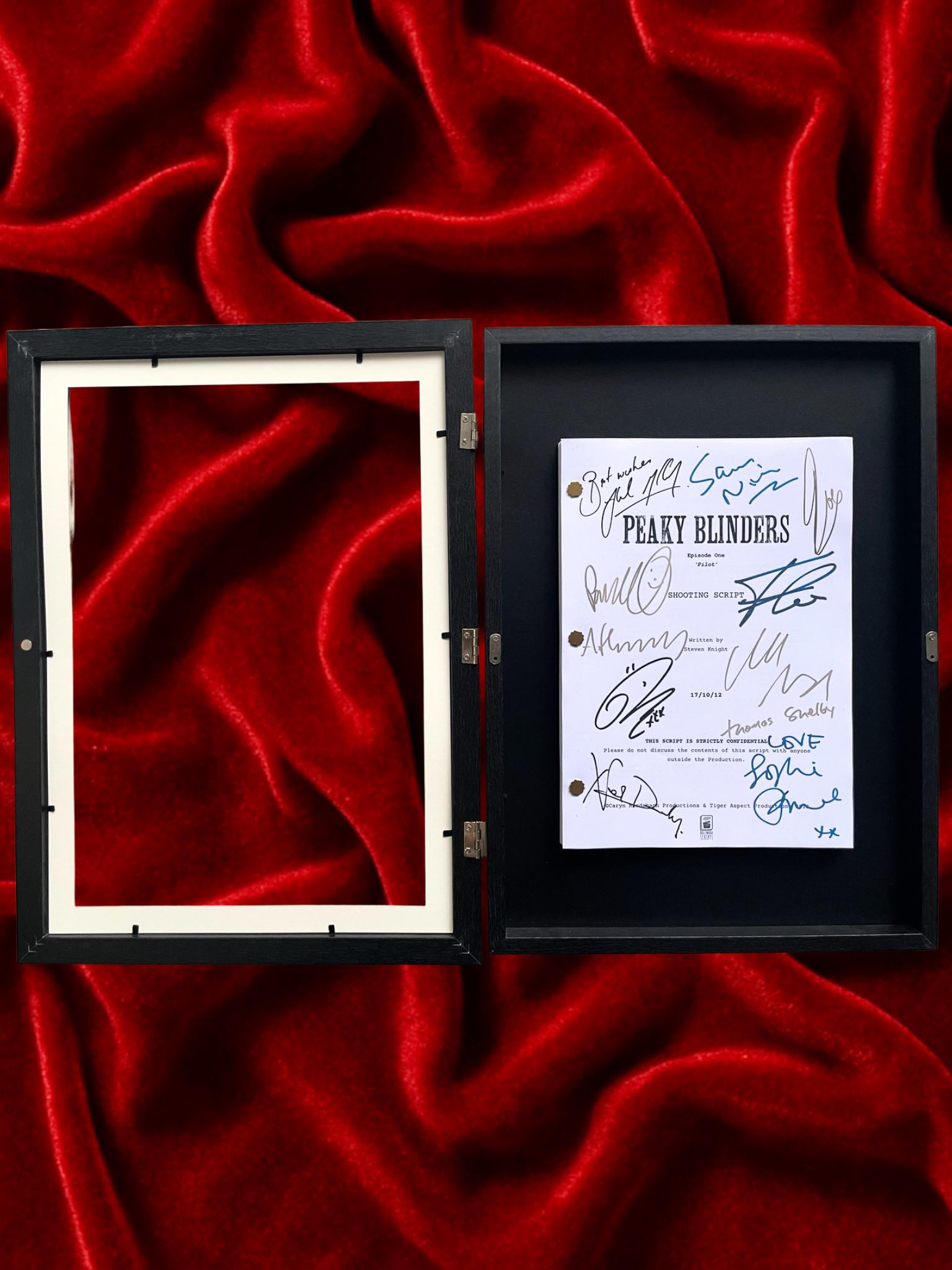 Peaky Blinders Signed TV Pilot Script, Full Screenplay Reproduction + Cast Autographs