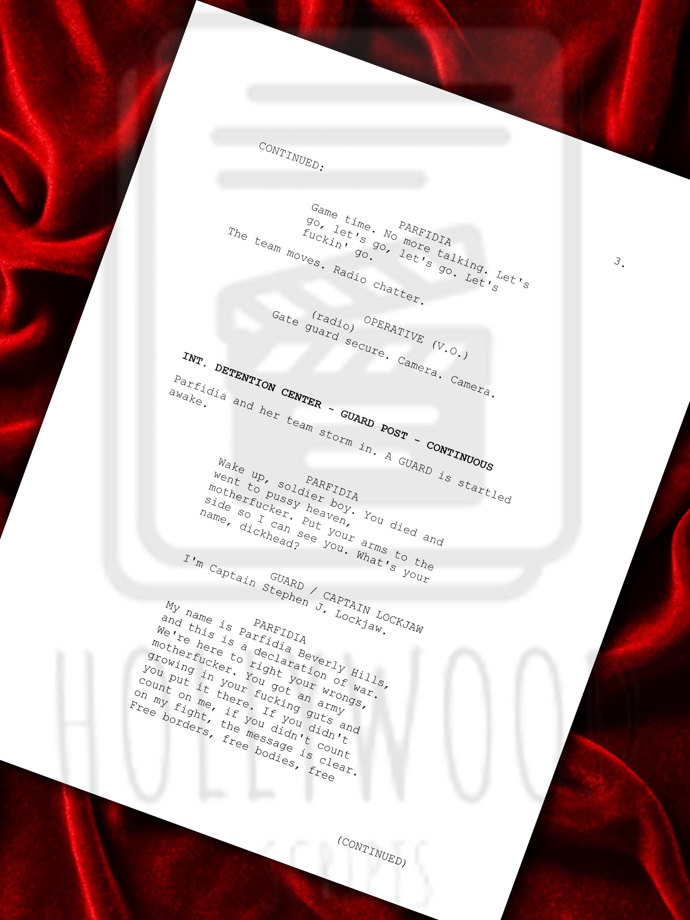 One Battle After Another, OBAA Signed Movie Script, Full Screenplay Reproduction + Cast Autographs