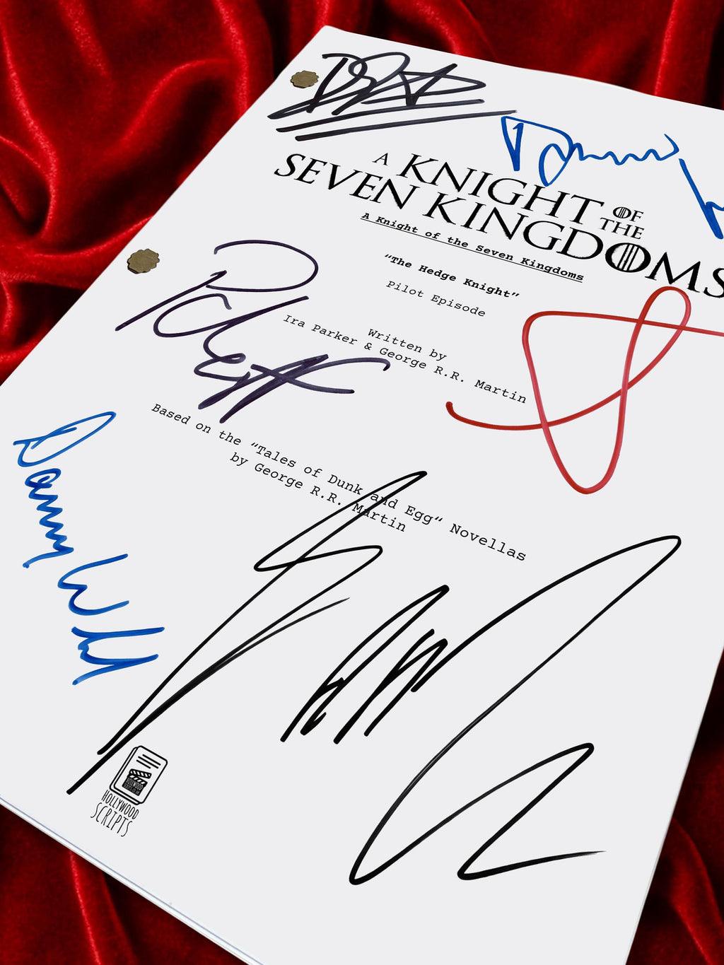 A Knight of the Seven Kingdoms, Signed Movie Script, Full Screenplay Reproduction + Cast Autographs