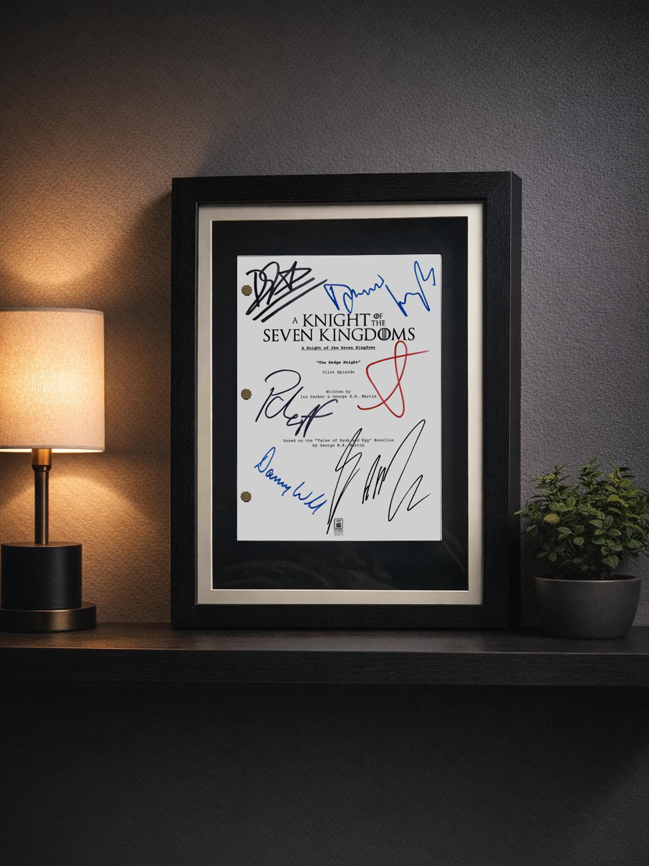 A Knight of the Seven Kingdoms, Signed Movie Script, Full Screenplay Reproduction + Cast Autographs