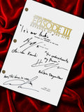 Revenge of The Sith, Star Wars, Signed Movie Script, Full Screenplay Reproduction + Cast Autographs