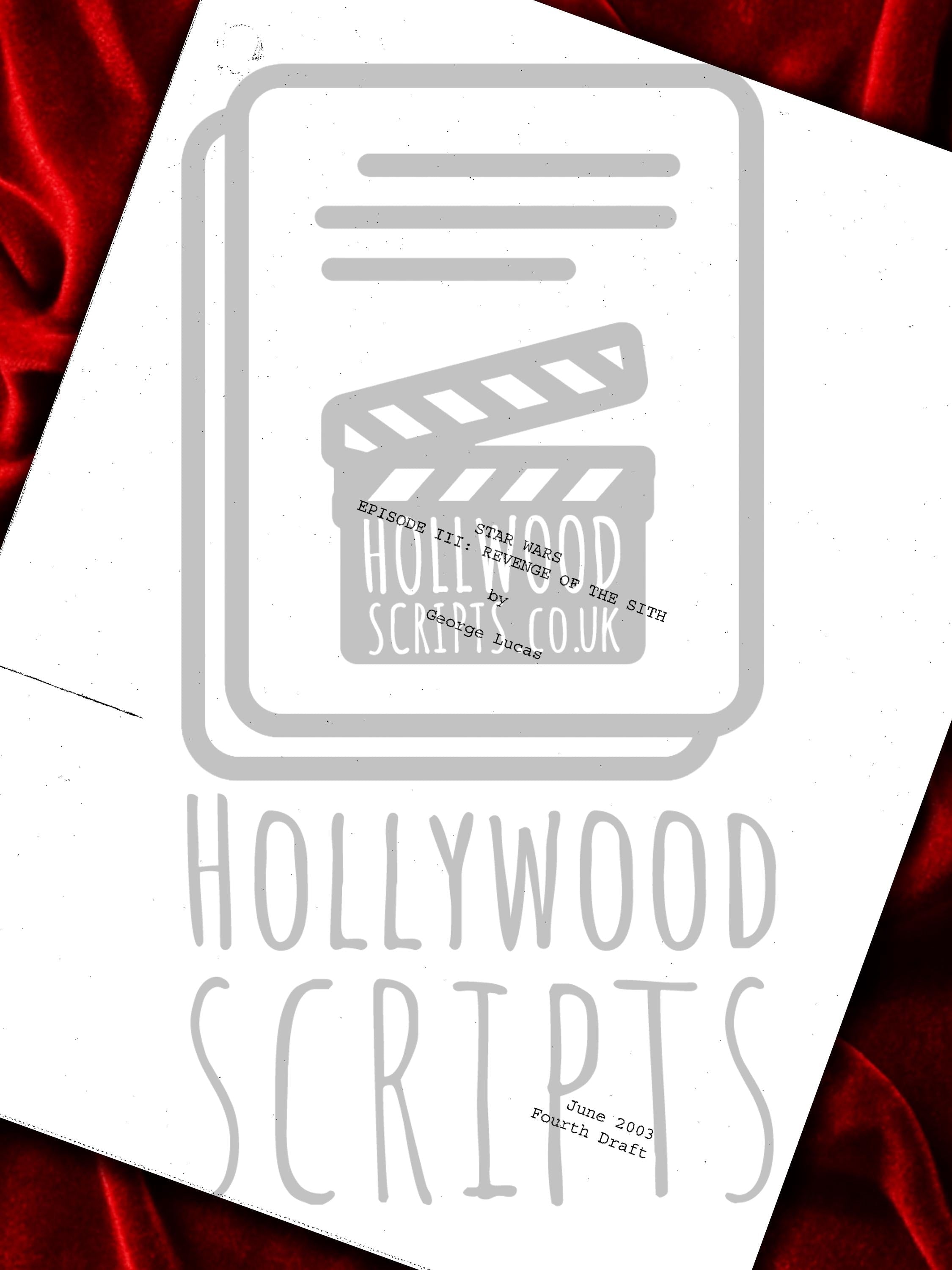 Revenge of The Sith, Star Wars Signed Movie Script, Full Screenplay Reproduction + Cast Autographs