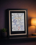 Fellowship Of The Ring Signed Movie Script, Lord of The Rings Reproduction, Full Screenplay Framed  + Cast Autographs