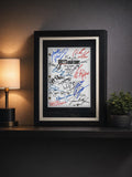 Greys Anatomy, Signed TV Pilot Script, Full Screenplay Framed Reproduction + Cast Autographs