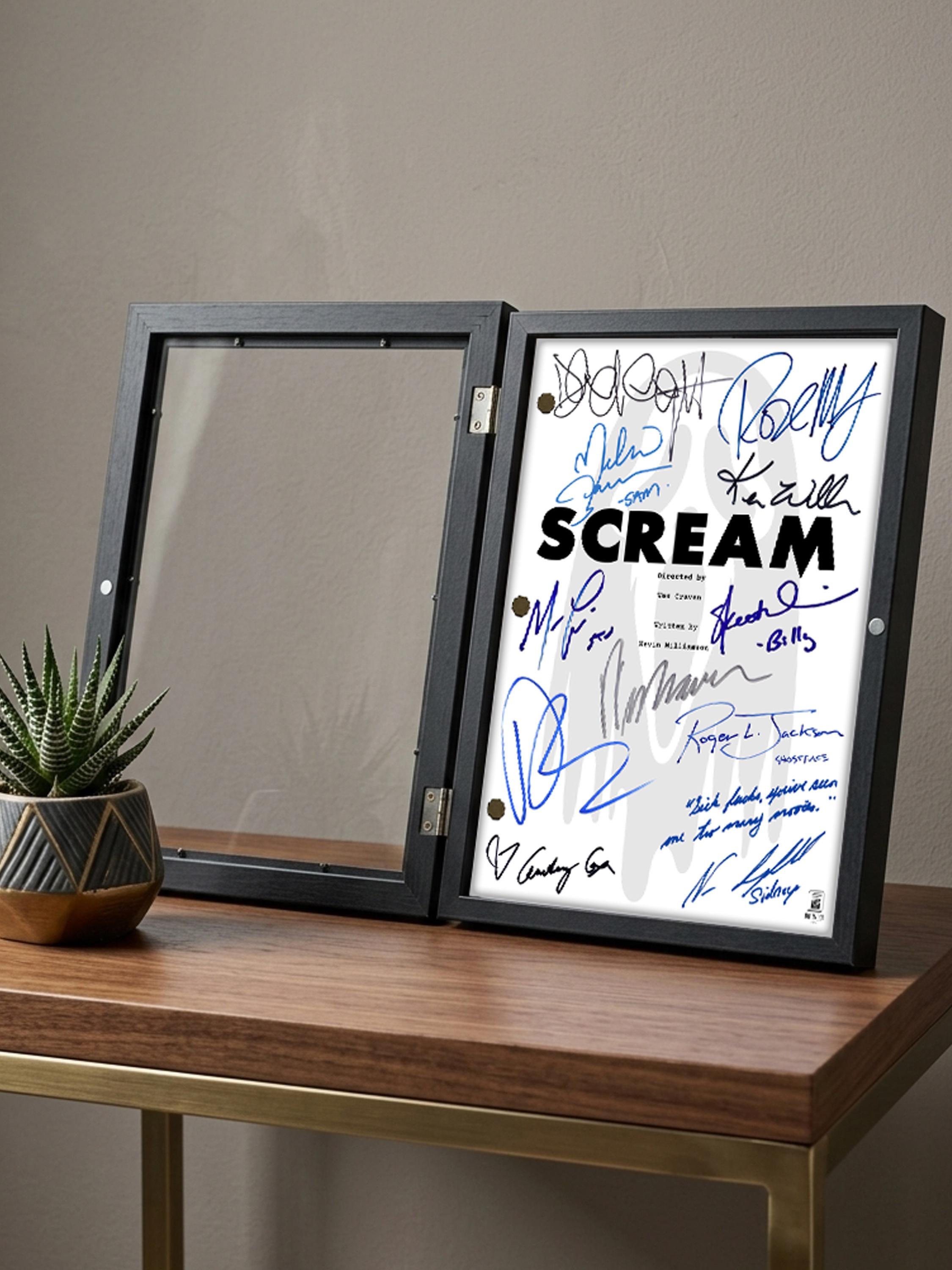 SCREAM Signed Movie Script, Full Screenplay Reproduction + Cast Autographs