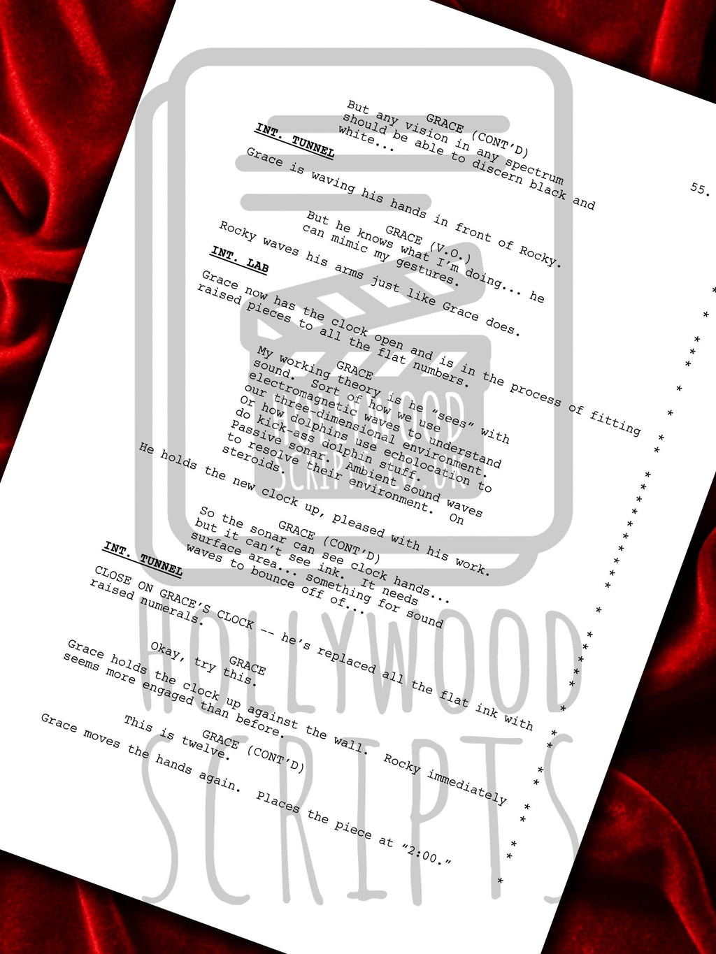Project Hail Mary Signed Movie Script, Full Screenplay Reproduction, Ryan Gosling, Andy Weir, Movie Memorabilia, Present