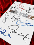 Hot Fuzz, Signed Movie Script, Full Screenplay Reproduction, Greater Good, Sandford + Cast Autographs