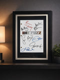 Hot Fuzz, Signed Movie Script, Full Screenplay Framed Reproduction, Greater Good, Sandford + Cast Autographs