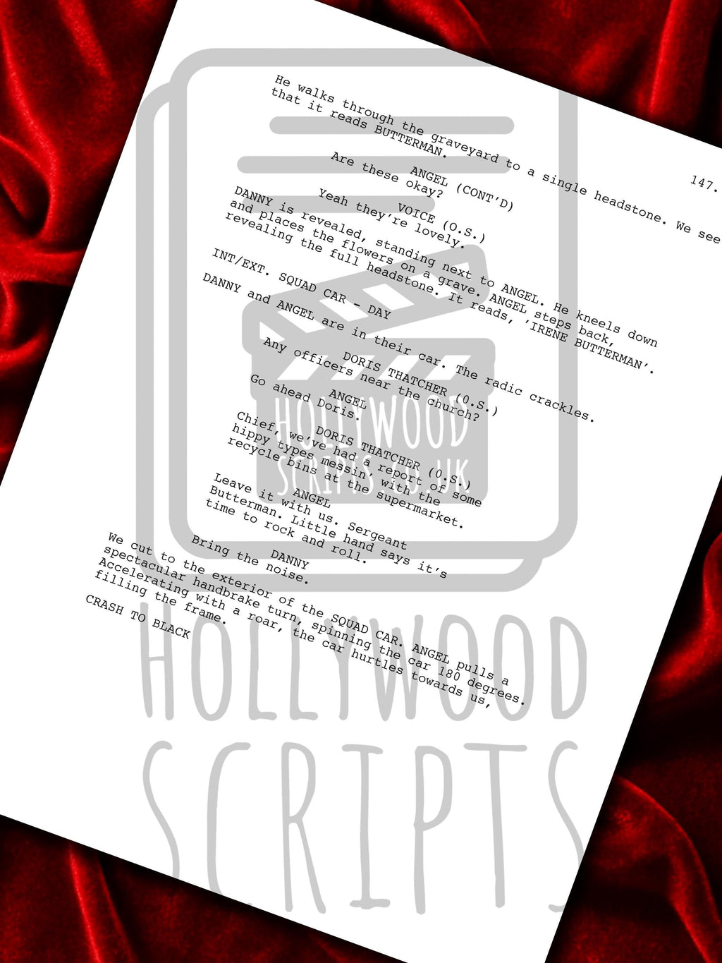 Hot Fuzz, Signed Movie Script, Full Screenplay Reproduction, Greater Good, Sandford + Cast Autographs