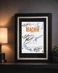 Jack Reacher, Signed TV Pilot Script, Full Screenplay Framed Reproduction + Cast Autographs