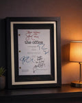 The Office Signed TV Pilot Script, Full Screenplay Framed Reproduction + Cast Autographs, Dunder Mifflin, Jim & Pam