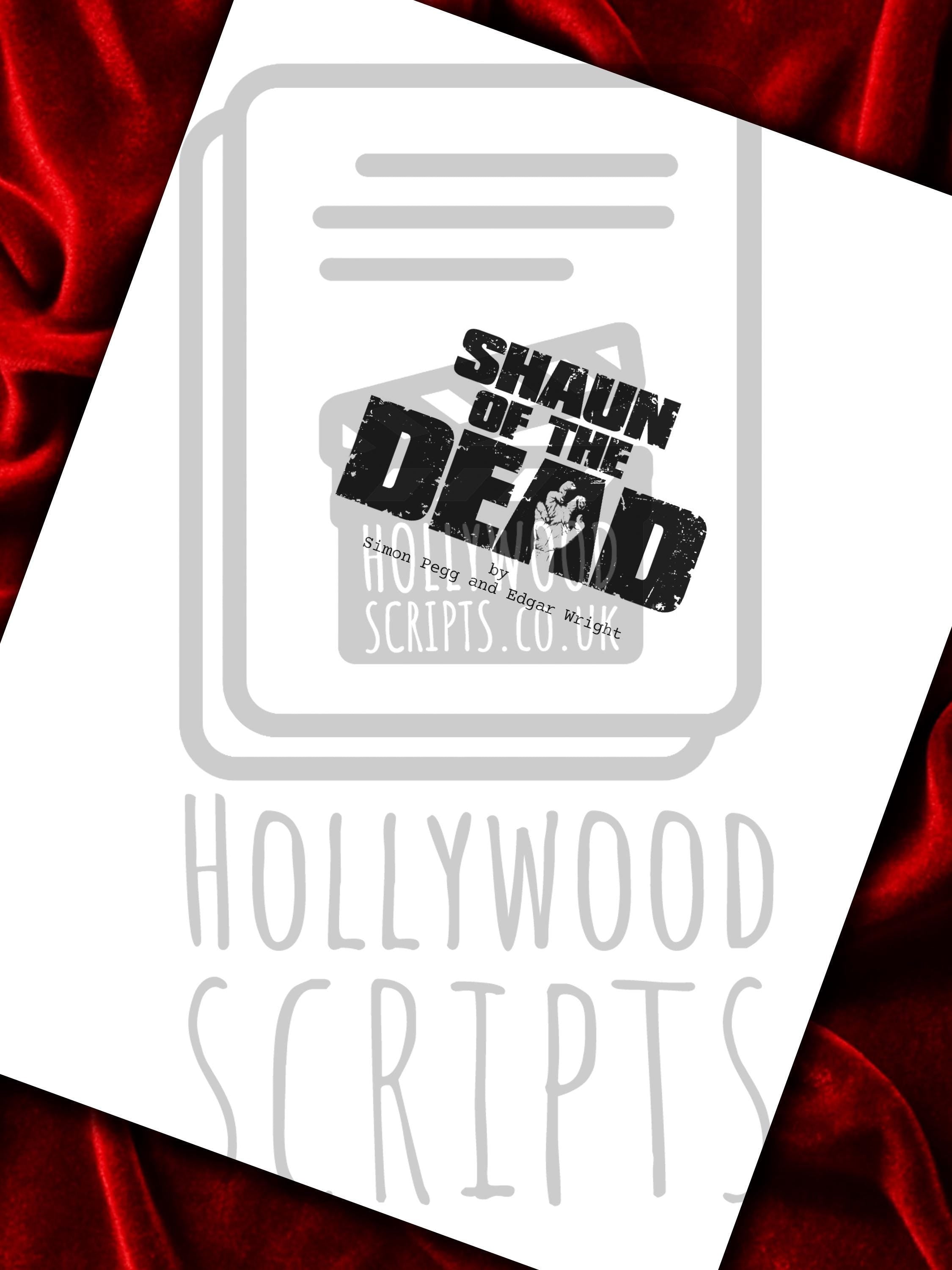 Shaun of the Dead, Movie Script, Full Screenplay Reproduction + Cast Autographs, Hot Fuzz