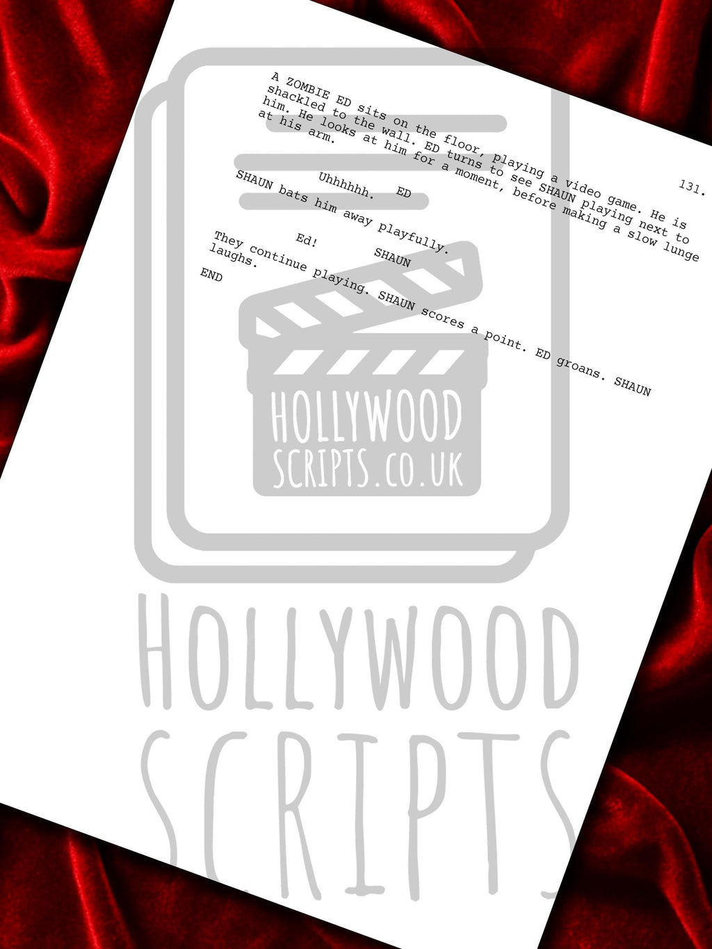 Shaun of the Dead, Movie Script, Full Screenplay Reproduction + Cast Autographs, Hot Fuzz