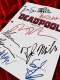 Deadpool, Signed Movie Script, Full Screenplay Reproduction + Cast Autographs