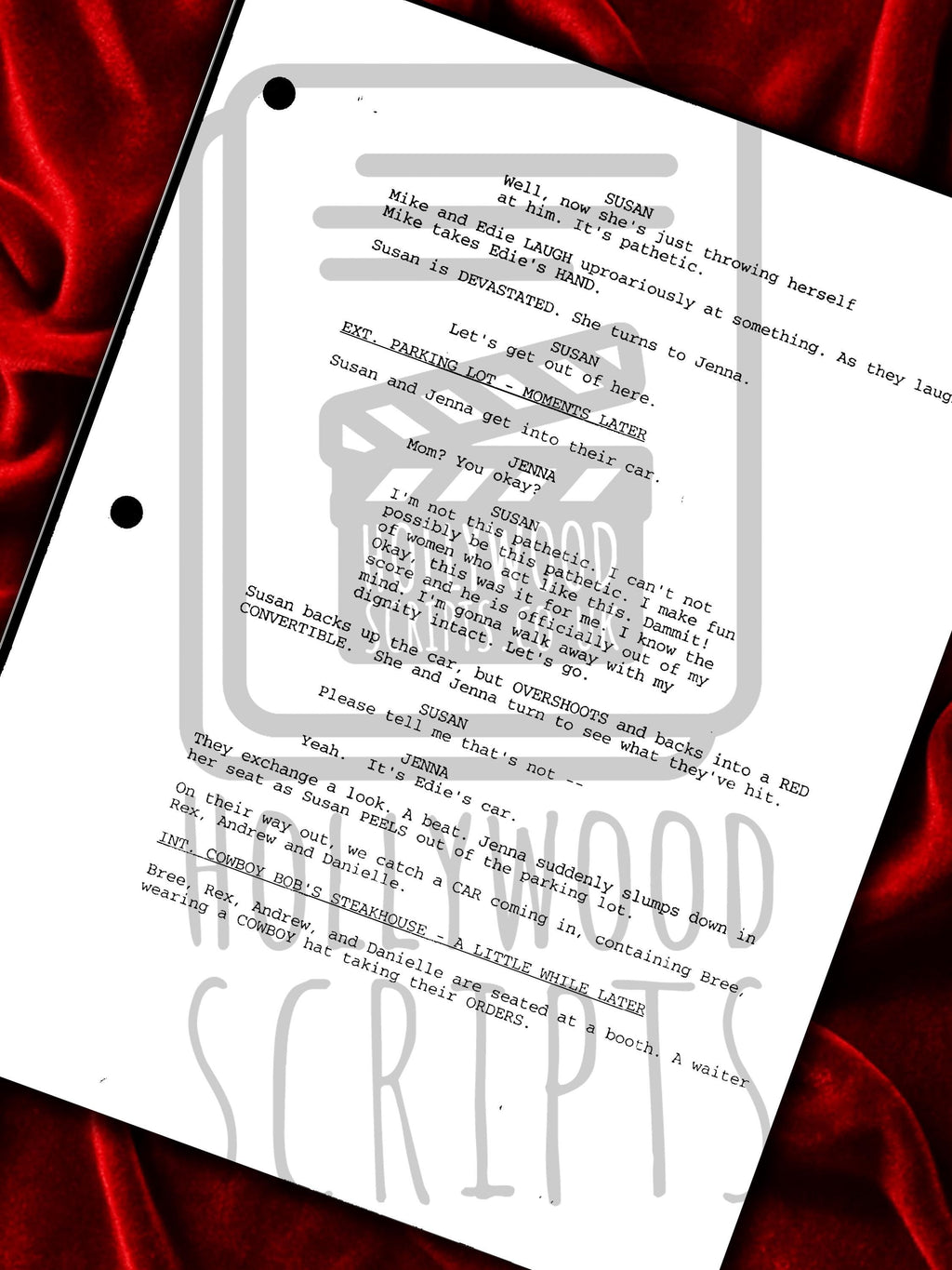 Desperate Housewives, Signed Movie Script, Full Screenplay Reproduction + Cast Autographs