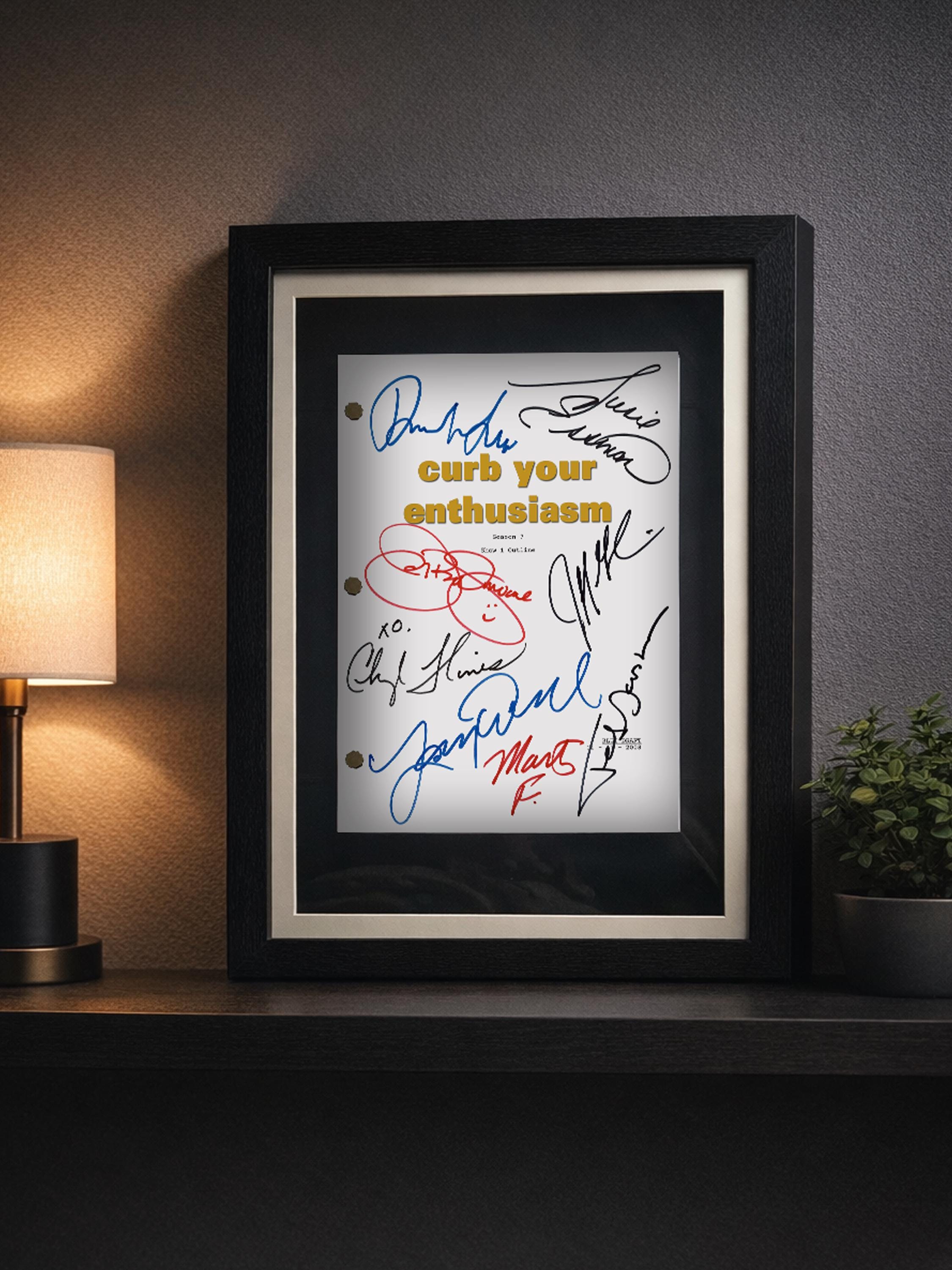 Curb Your Enthusiasm, Signed Movie Script, Full Screenplay Reproduction