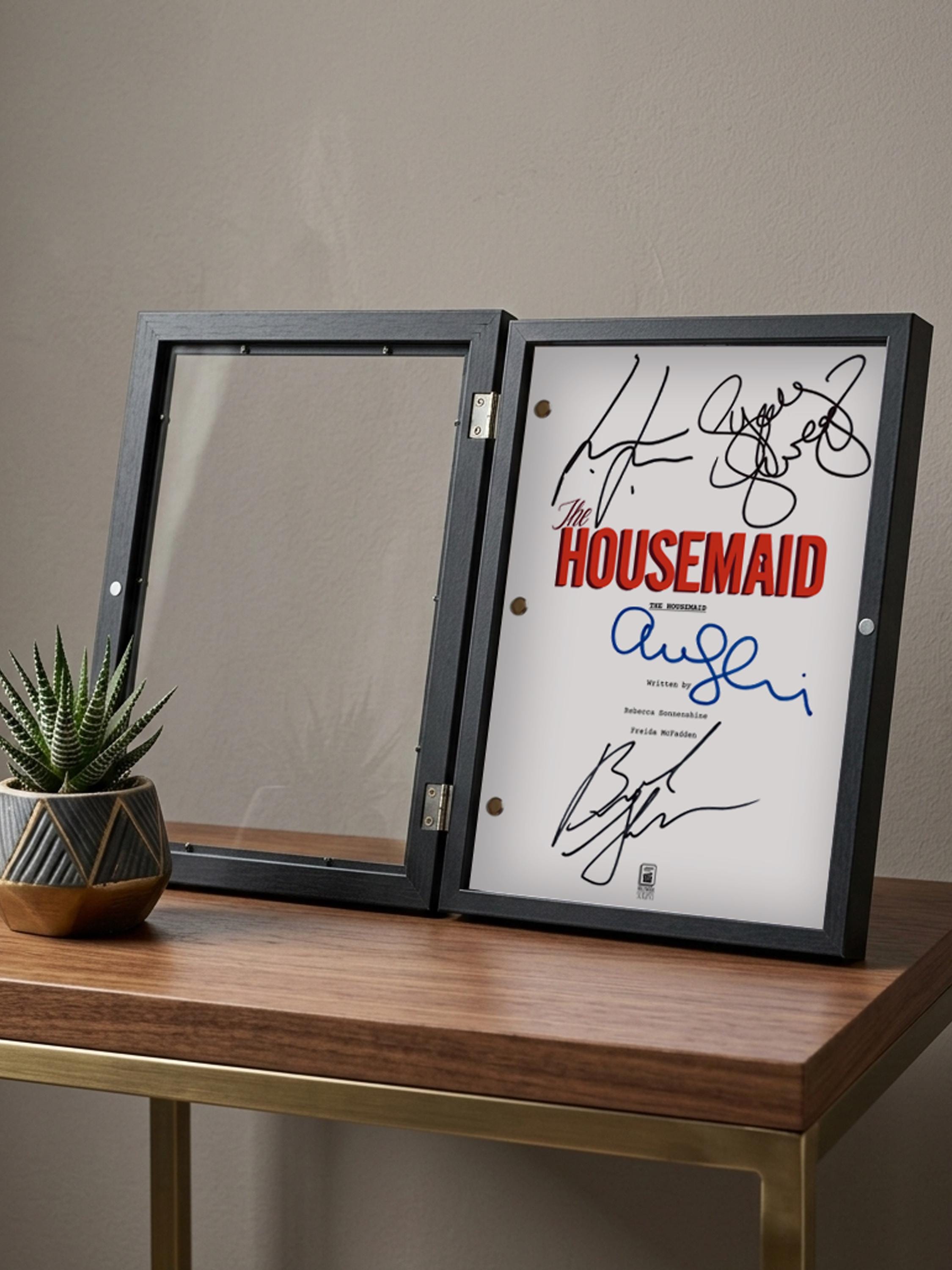 The Housemaid, Signed Movie Script, Full Screenplay Reproduction + Cast Autographs, Sydney Sweeney