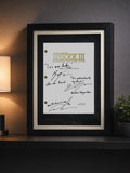 Revenge of The Sith, Star Wars Signed Movie Script, Full Screenplay Reproduction + Cast Autographs