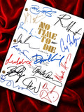 James Bond No Time To Die Signed Movie Script Screenplay Reproduction