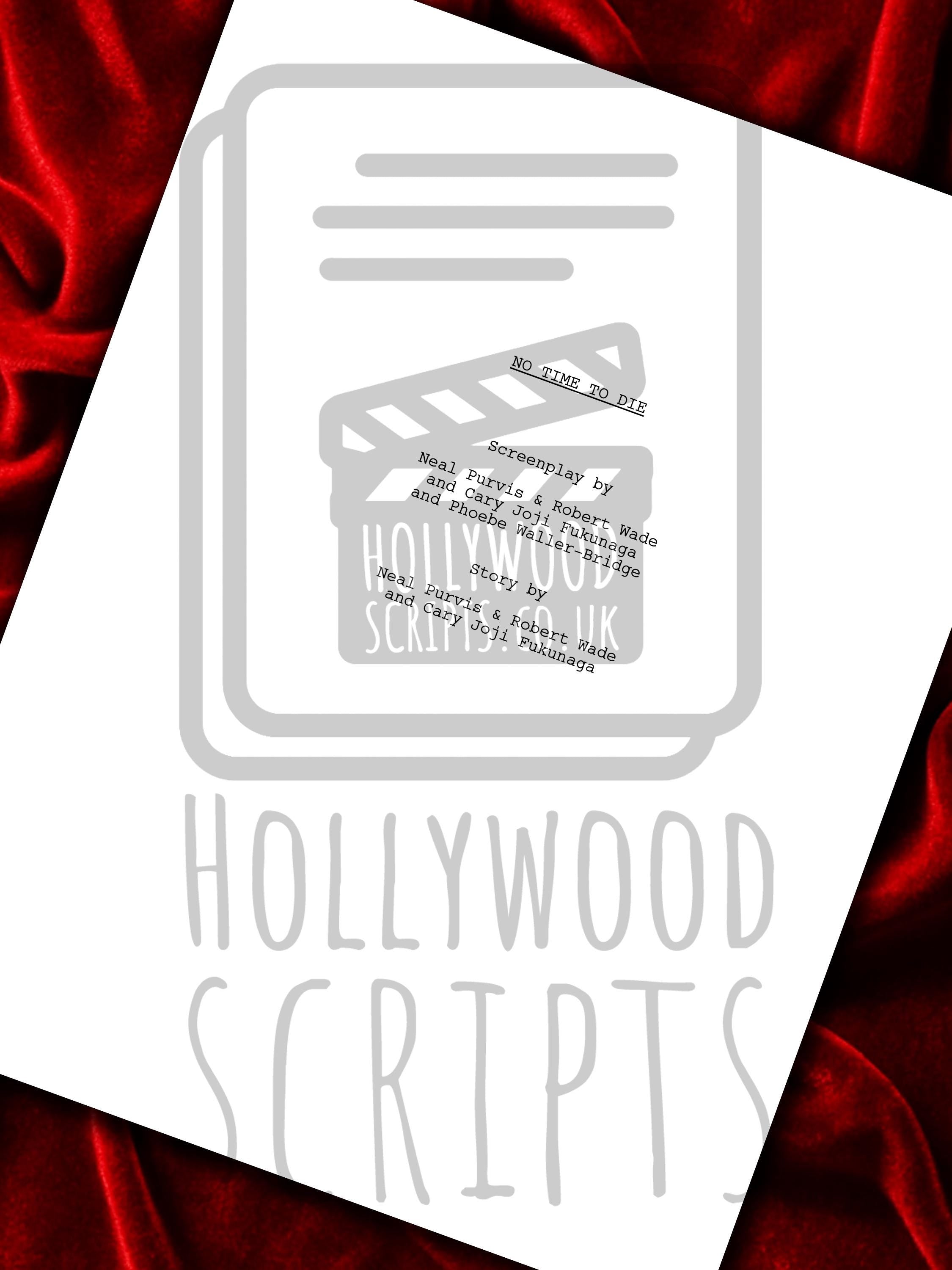 James Bond No Time To Die Signed Movie Script Framed Reproduction