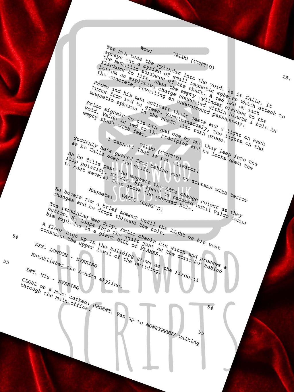 James Bond No Time To Die Signed Movie Script Framed Reproduction