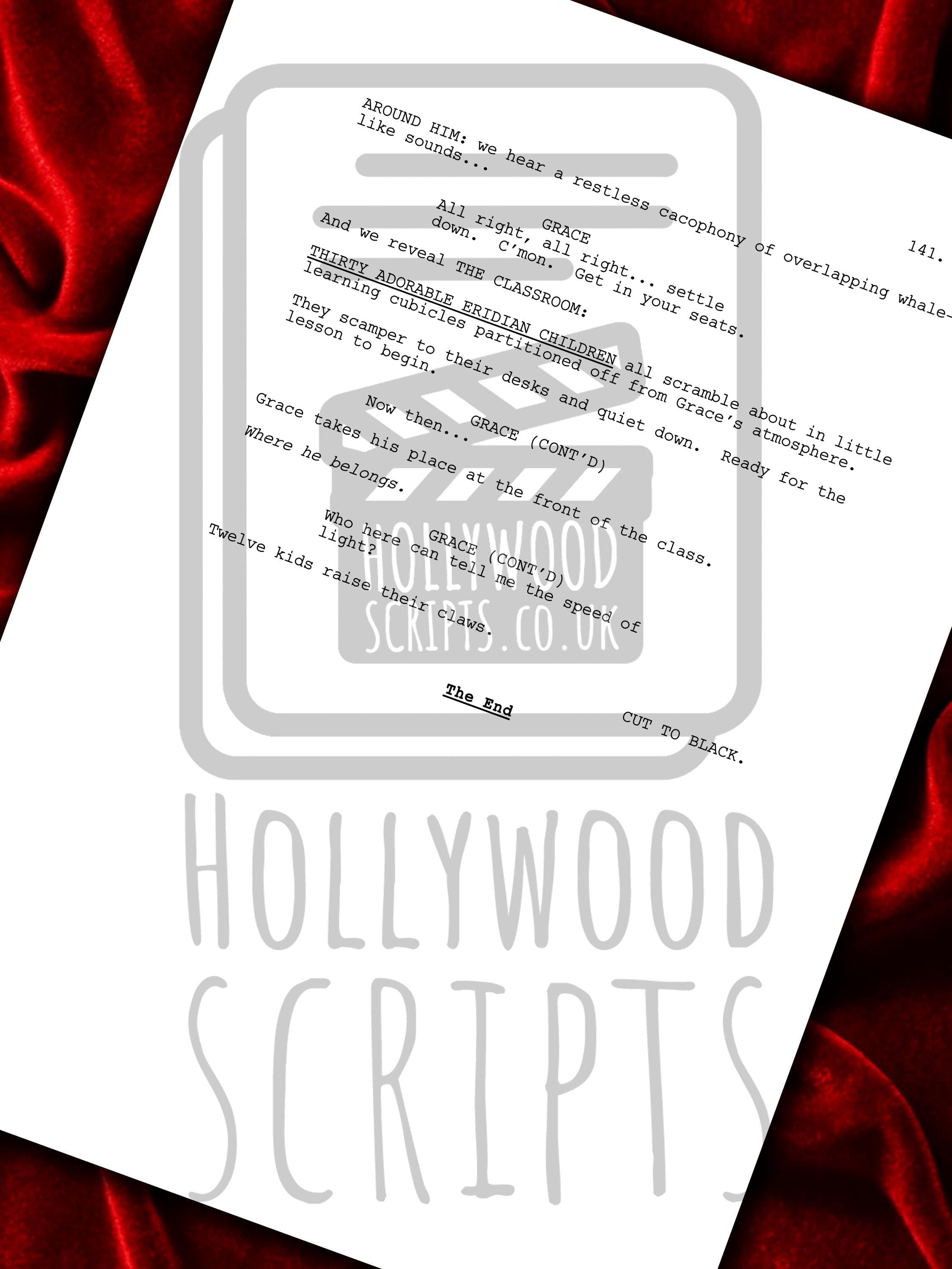 Project Hail Mary Signed Movie Script, Full Screenplay Reproduction, Ryan Gosling, Andy Weir, Movie Memorabilia, Present