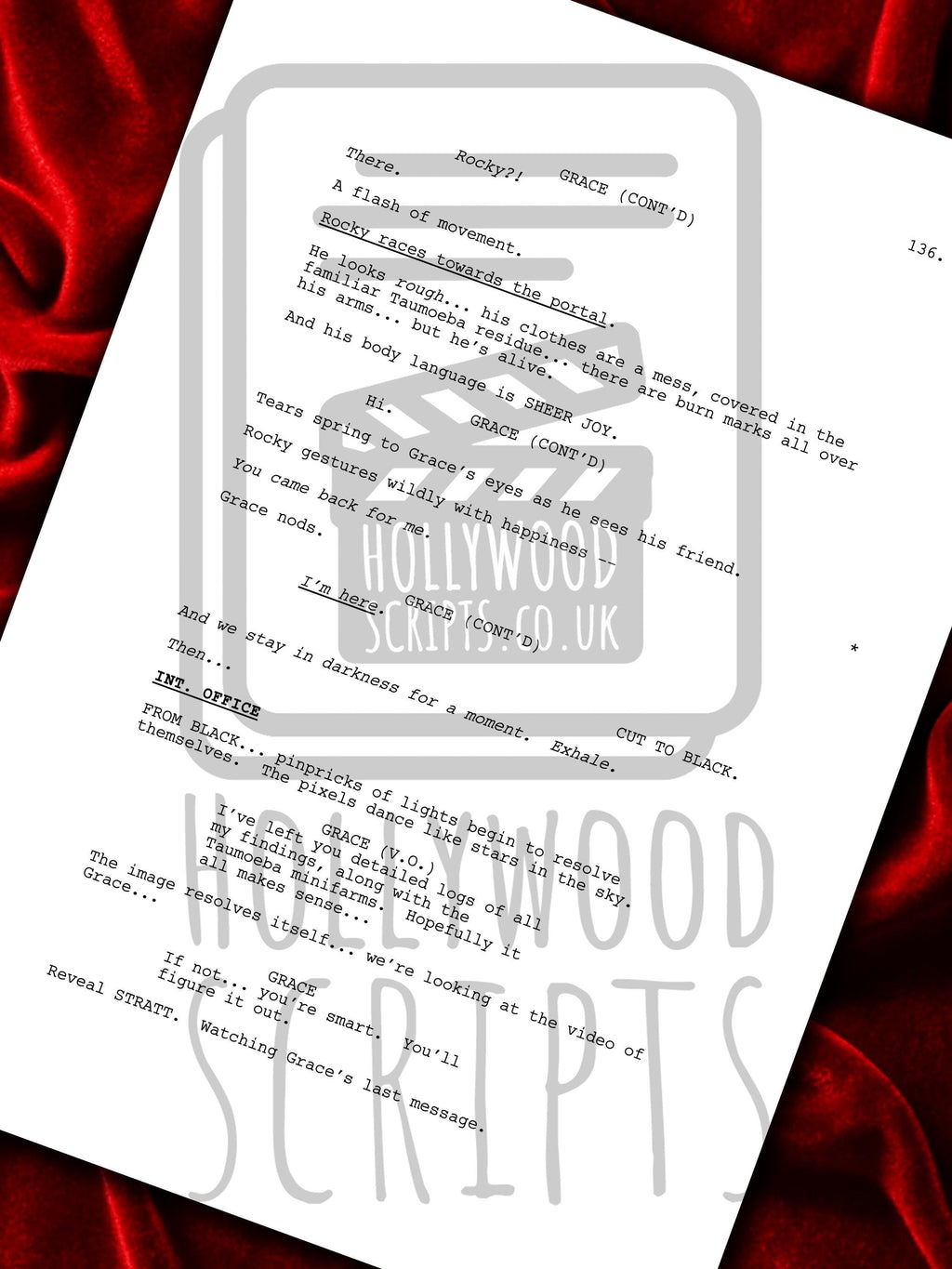 Project Hail Mary Signed Movie Script, Full Screenplay Reproduction, Ryan Gosling, Andy Weir, Movie Memorabilia, Present
