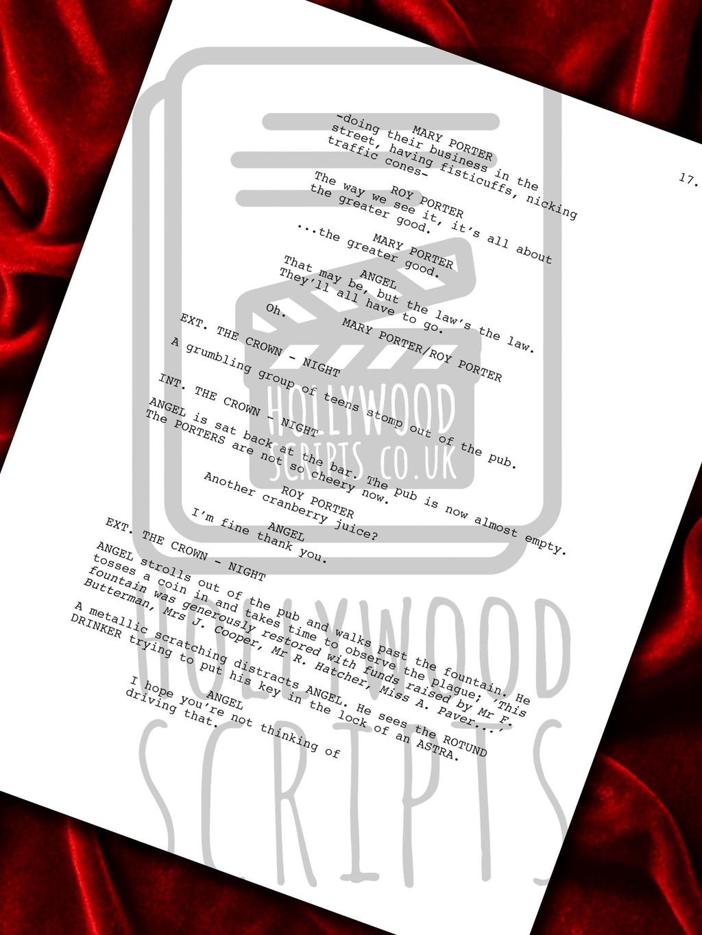 Hot Fuzz, Signed Movie Script, Full Screenplay Framed Reproduction, Greater Good, Sandford + Cast Autographs
