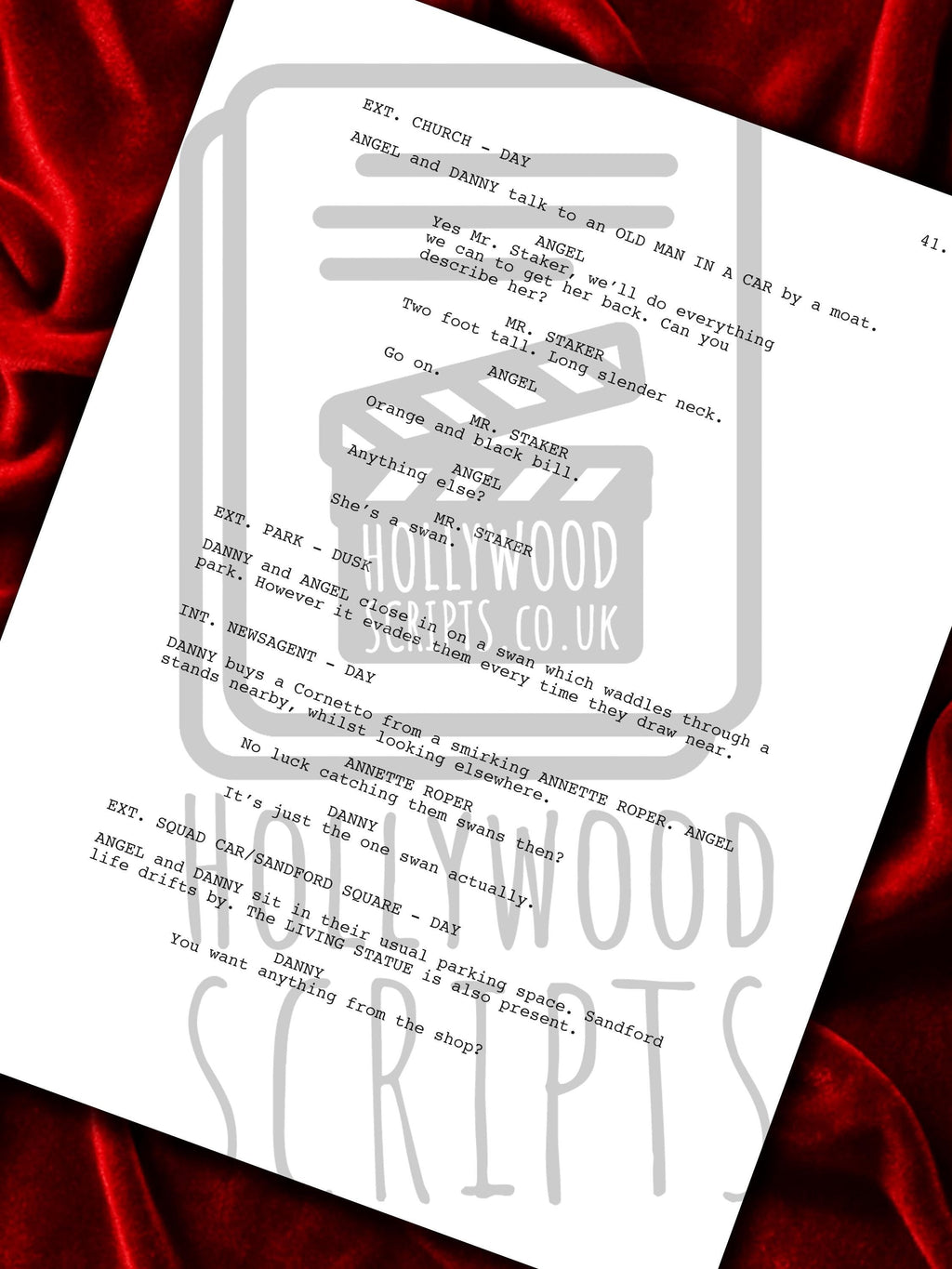 Hot Fuzz, Signed Movie Script, Full Screenplay Reproduction, Greater Good, Sandford + Cast Autographs