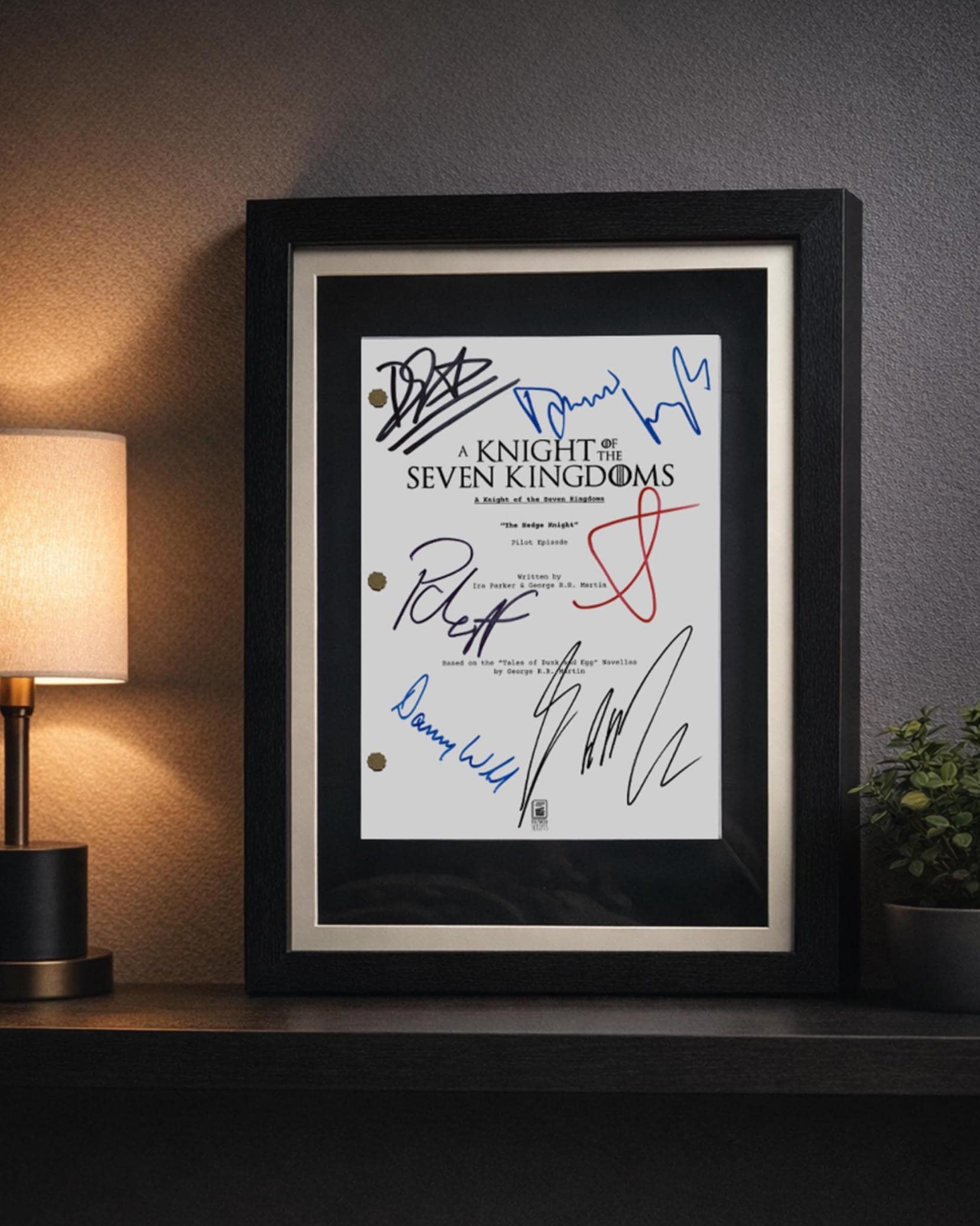 A Knight of the Seven Kingdoms Signed Movie Script, Full Screenplay Reproduction + Cast Autographs