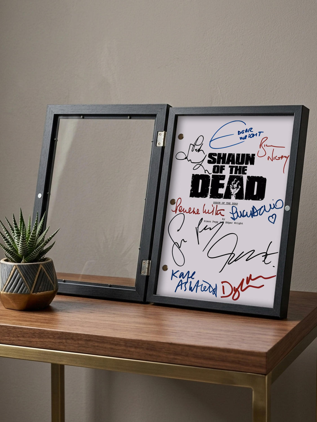 Shaun of the Dead, Movie Script, Full Screenplay Reproduction + Cast Autographs, Hot Fuzz
