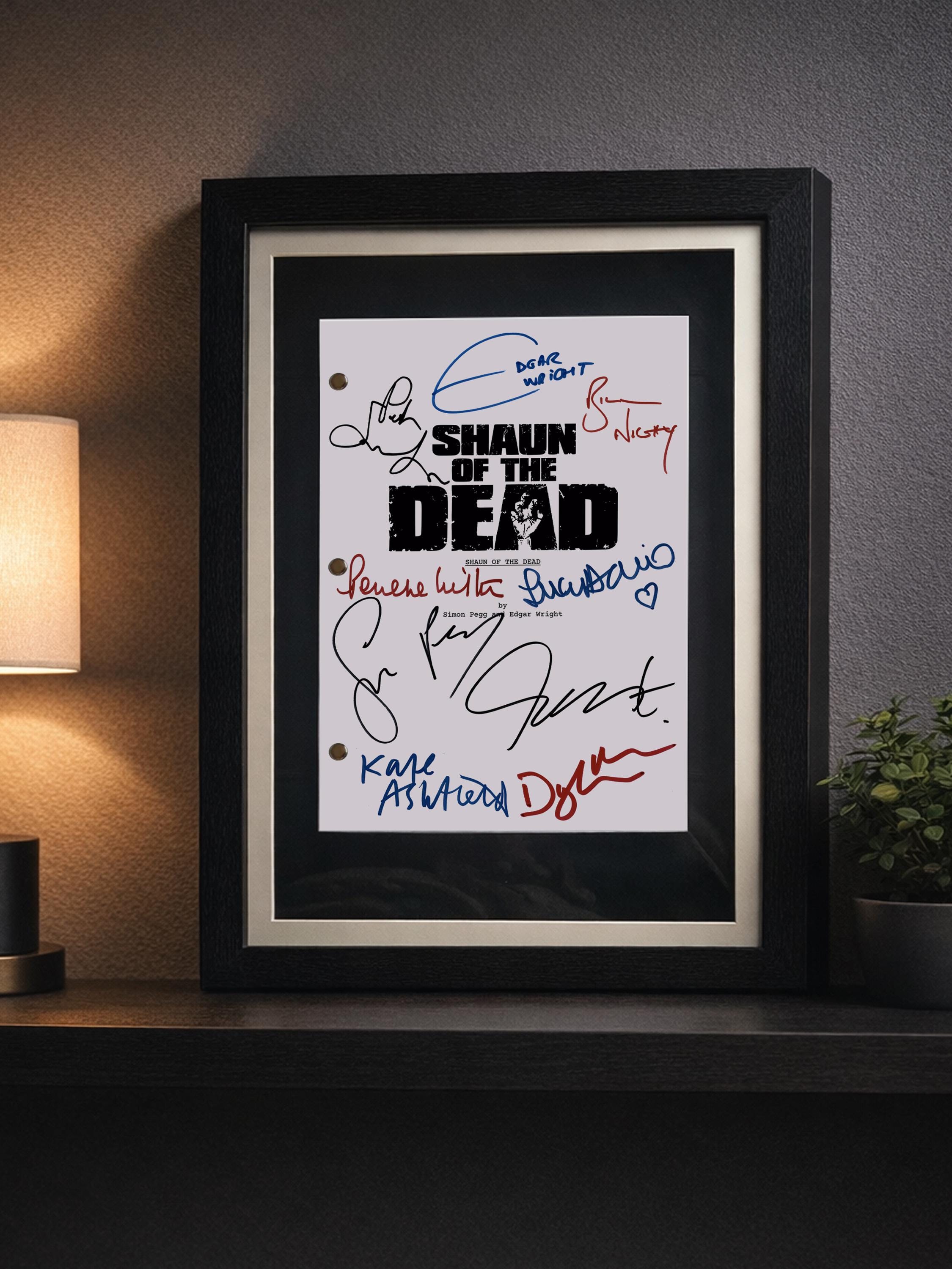 Shaun of the Dead, Movie Script, Full Screenplay Reproduction + Cast Autographs, Hot Fuzz