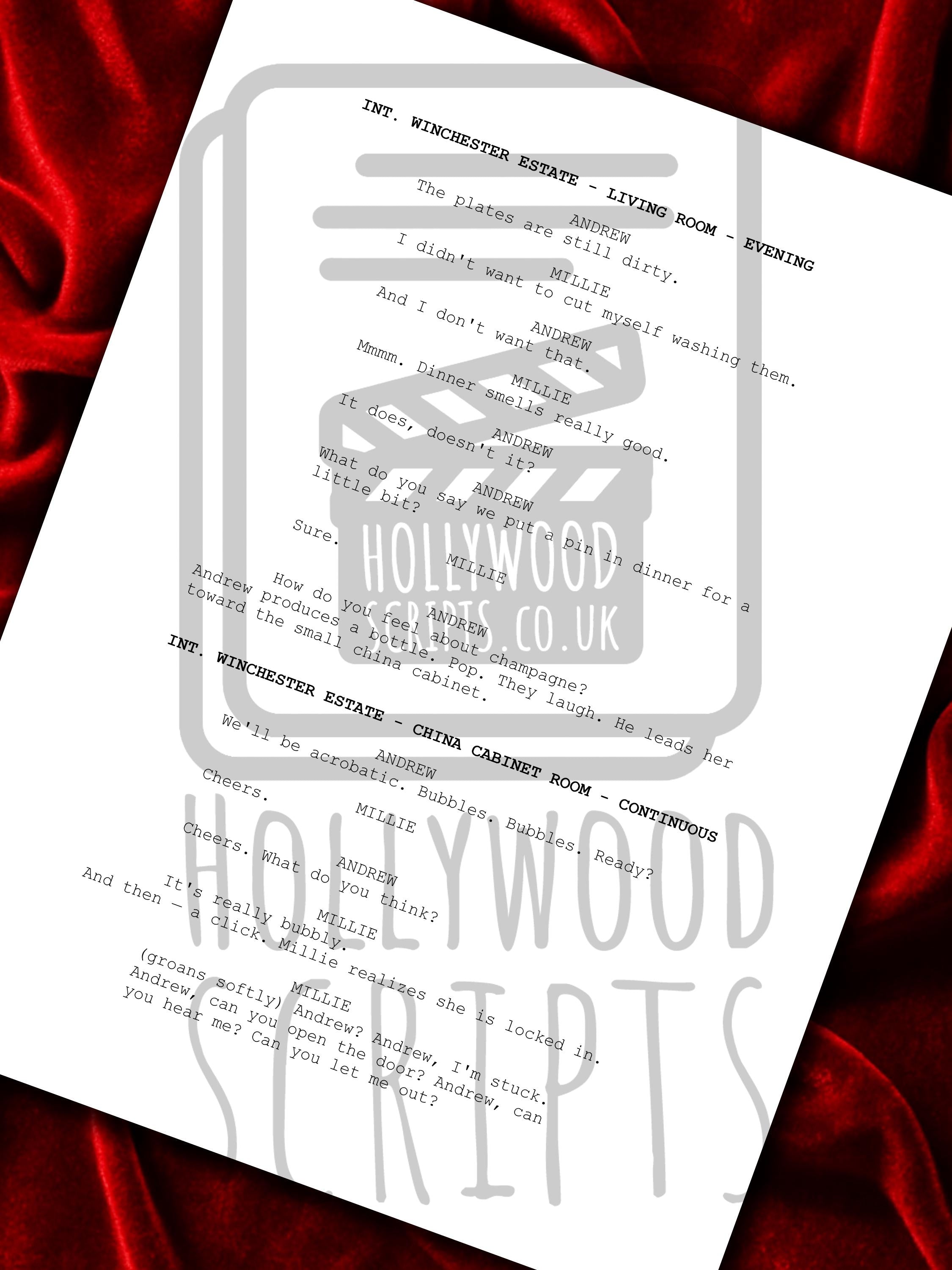 The Housemaid, Signed Movie Script, Full Screenplay Reproduction + Cast Autographs, Sydney Sweeney